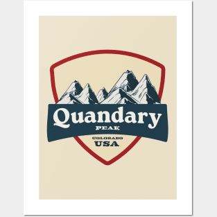 quandary peak Posters and Art